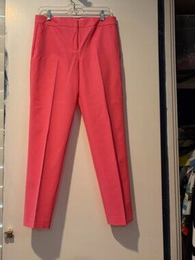 Trina Turk Pink Tailored Pants Size 8 NWT – Slim Ankle Career Chic